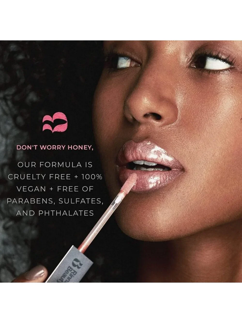 All-in-One Vegan Lip Kit: Lipstick, Gloss & Liner - Candy Pink, Long-Lasting